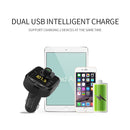 Bluetooth FM Transmitter Wireless In-Car Radio Adapter Music Player Hands-Free Calling Car Kit, Dual USB Charger, Support Bluetooth / Micro SD Card / TF Card / USB Disk