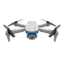 E99 Max 2.4G WiFi Foldable 4K HD Camera RC Drone Quadcopter Toy, Dual Camera (Grey)