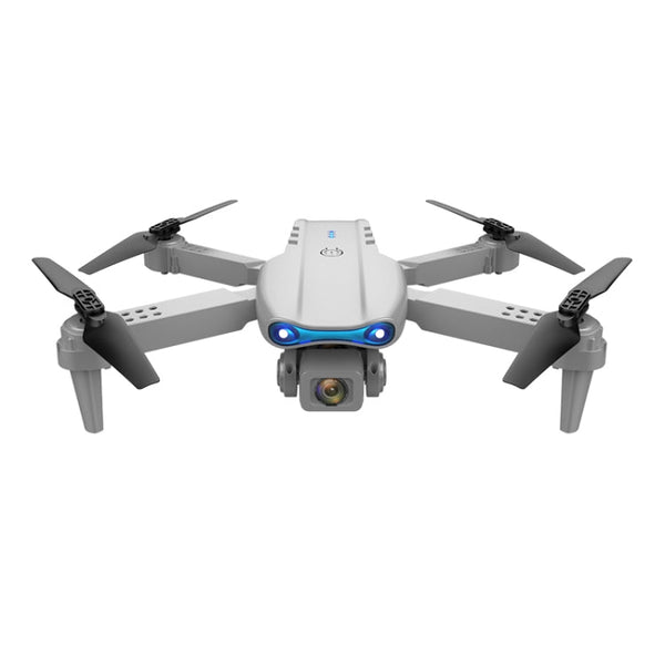 E99 Max 2.4G WiFi Foldable 4K HD Camera RC Drone Quadcopter Toy, Dual Camera (Grey)