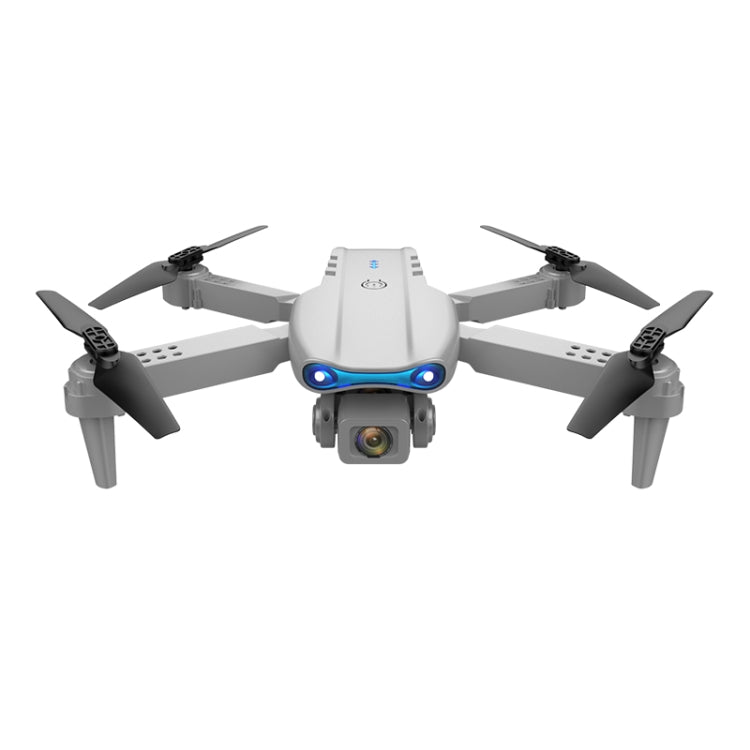 E99 Max 2.4G WiFi Foldable 4K HD Camera RC Drone Quadcopter Toy, Dual Camera (Grey)