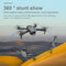 E99 Max 2.4G WiFi Foldable 4K HD Camera RC Drone Quadcopter Toy, Dual Camera (Black)