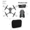 E99 Max 2.4G WiFi Foldable 4K HD Camera RC Drone Quadcopter Toy, Dual Camera (Black)