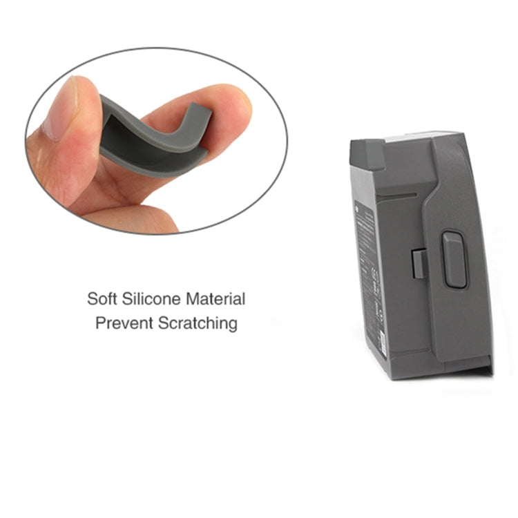 Sunnylife M2-DC274 Battery Charging Port Silicone Cover for DJI Mavic 2 Pro / Zoom(Grey)