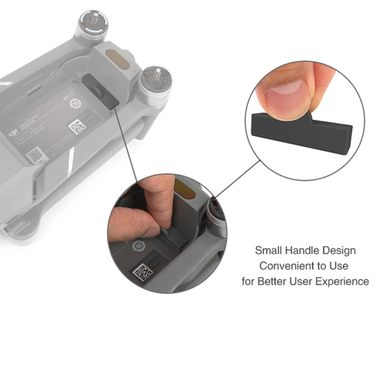Sunnylife M2-DC275 Drone Body Charging Port Silicone Cover for DJI Mavic 2 Pro / Zoom(Grey)