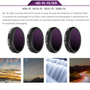 Sunnylife M2Z-FI288 ND8-PL + ND16-PL + ND32-PL + ND64-PL ND-PL Lens Filter for DJI Mavic 2 Zoom