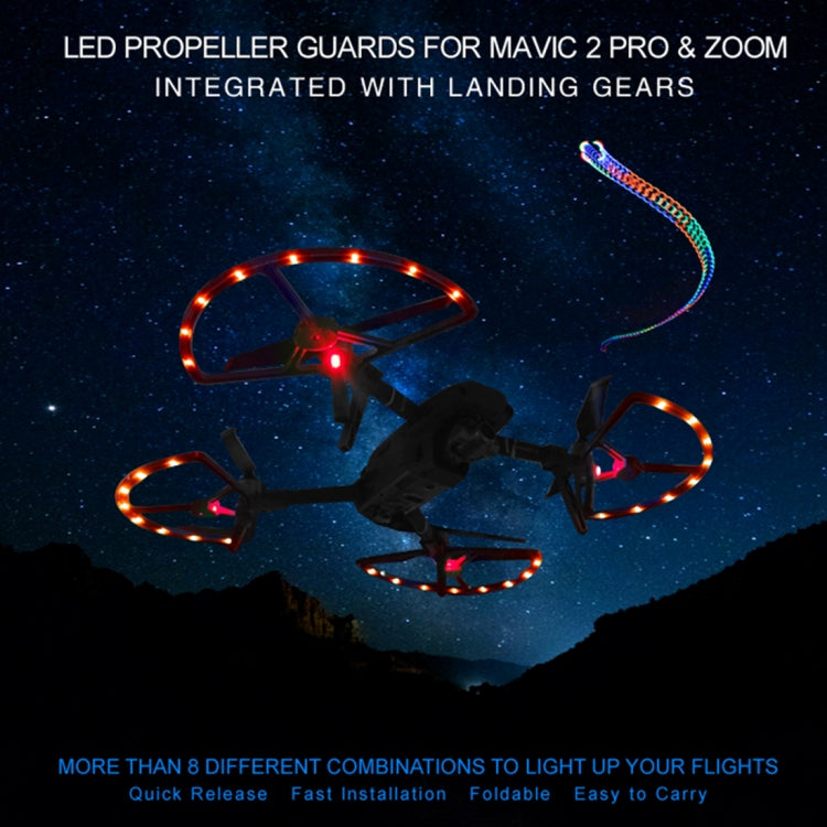 Sunnylife M2-KC319 Propeller Guards with Landing Gears & LED Light for DJI Mavic 2 Pro / Zoom
