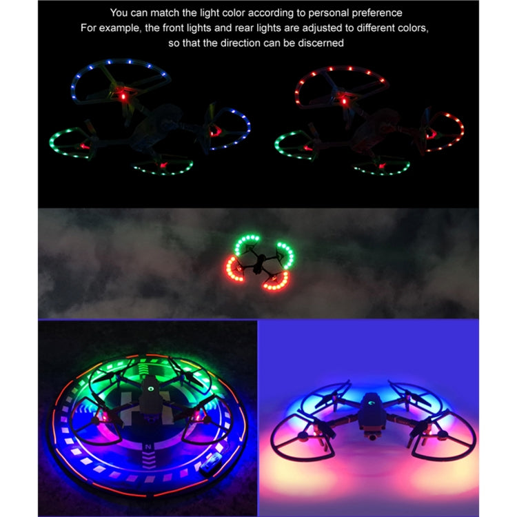Sunnylife M2-KC319 Propeller Guards with Landing Gears & LED Light for DJI Mavic 2 Pro / Zoom
