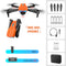 K3 E99 Pro Mini Drone Three-sided Obstacle Avoidance Foldable Quadcopter Toy(Orange)