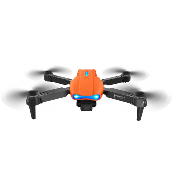 K3 E99 Pro Mini Drone Three-sided Obstacle Avoidance Foldable Quadcopter Toy(Orange)
