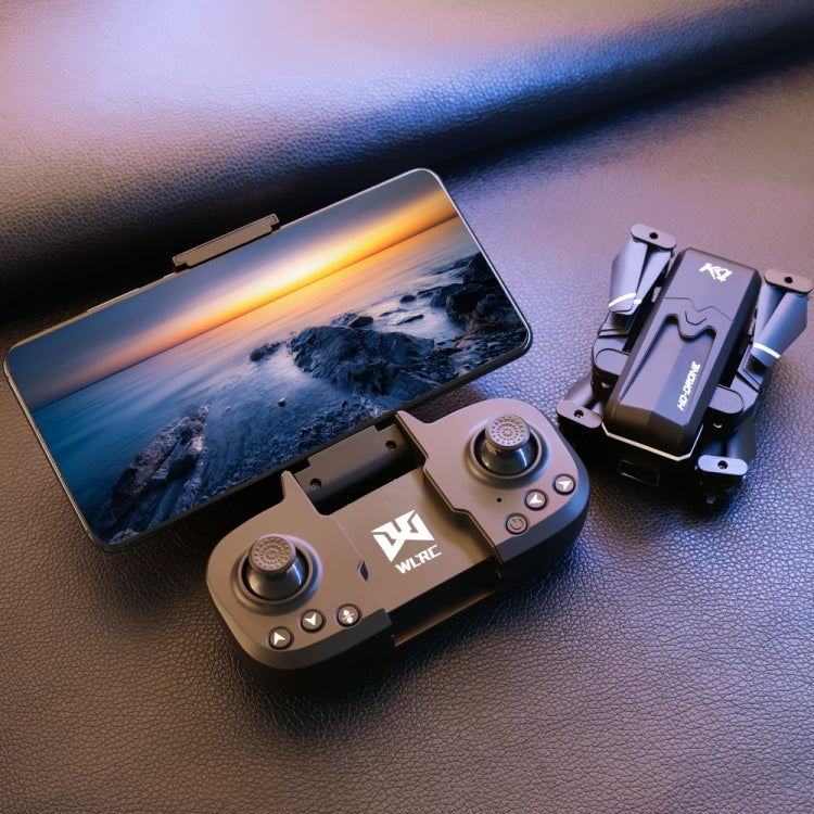 KK1 4K 2.4G 4CH 6 Axis Mini Drone Wifi FPV Foldable Aircraft Fly Toy, Dual Cameras