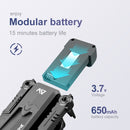 KK1 4K 2.4G 4CH 6 Axis Mini Drone Wifi FPV Foldable Aircraft Fly Toy, Dual Cameras