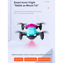 KK9 2.4G 4K Wifi FPV Foldable RC Optical Flow Obstacle Avoidance Quadcopter Toy, Dual Camera (Blue)