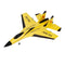 JJR/C FX620 SU35 RC Remote Control Airplane 2.4G RC Plane Glider Airplane EPP Foam Toys, with Lights(Yellow)
