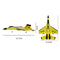 JJR/C FX620 SU35 RC Remote Control Airplane 2.4G RC Plane Glider Airplane EPP Foam Toys, with Lights(Red)
