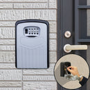 Large Password Lock Metal Storage Box Villa Security Box Wall Cabinet Safety Box(Grey)