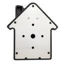 Hut Shape Password Lock Storage Box Security Box Wall Cabinet Safety Box, with 1 Key(Orange)
