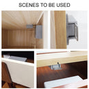 T3 ABS Magnetic Card Induction Lock Invisible Single Open Cabinet Door Lock(Grey)