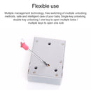 T3 ABS Magnetic Card Induction Lock Invisible Bilateral Open Cabinet Door Lock (Grey)