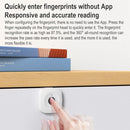 Original Xiaomi Youpin ZNGS06YSB YEELOCK Smart Fingerprint Drawer Cabinet Lock(White)