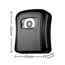 B0X01 Micro USB Charging Bluetooth + Fingerprint Door Wall-mounted Key Storage Box Key Safety Box