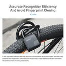 Anytek L3 Intelligent Hidden Fingerprint Padlock Electronic Lock, 10 Fingerprint Edition