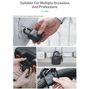 Anytek L3 Intelligent Hidden Fingerprint Padlock Electronic Lock, 10 Fingerprint Edition