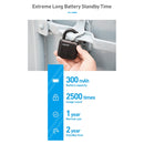 Anytek L3 Intelligent Hidden Fingerprint Padlock Electronic Lock, 10 Fingerprint Edition