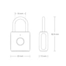 Original Xiaomi Youpin Advantages Smart Fingerprint Lock Padlock Kitty(Fallen Gold)