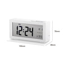 Automatic Night Light Electronic Clock Large Screen Adjustable Backlight Alarm Clock (Black)