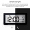 Automatic Night Light Electronic Clock Large Screen Adjustable Backlight Alarm Clock (Blue)