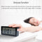 Automatic Night Light Electronic Clock Large Screen Adjustable Backlight Alarm Clock (Blue)