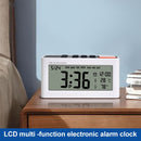 AQ112 LCD Electronic Alarm Clock with Temperature & Humidity Display