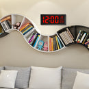 XM901 Multifunctional Large-screen High-definition Digital Display LED Electronic Wall Clock (Black)