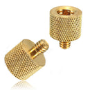 3/8 Inch Female to 1/4 Inch Male Tripod Screw Thread Reducer Adapter Hot