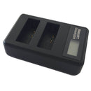 1 Dual LCD Display Battery Charger For Canon LP-E10 T6 T5 T3 EOS 1100D 1200D Hot