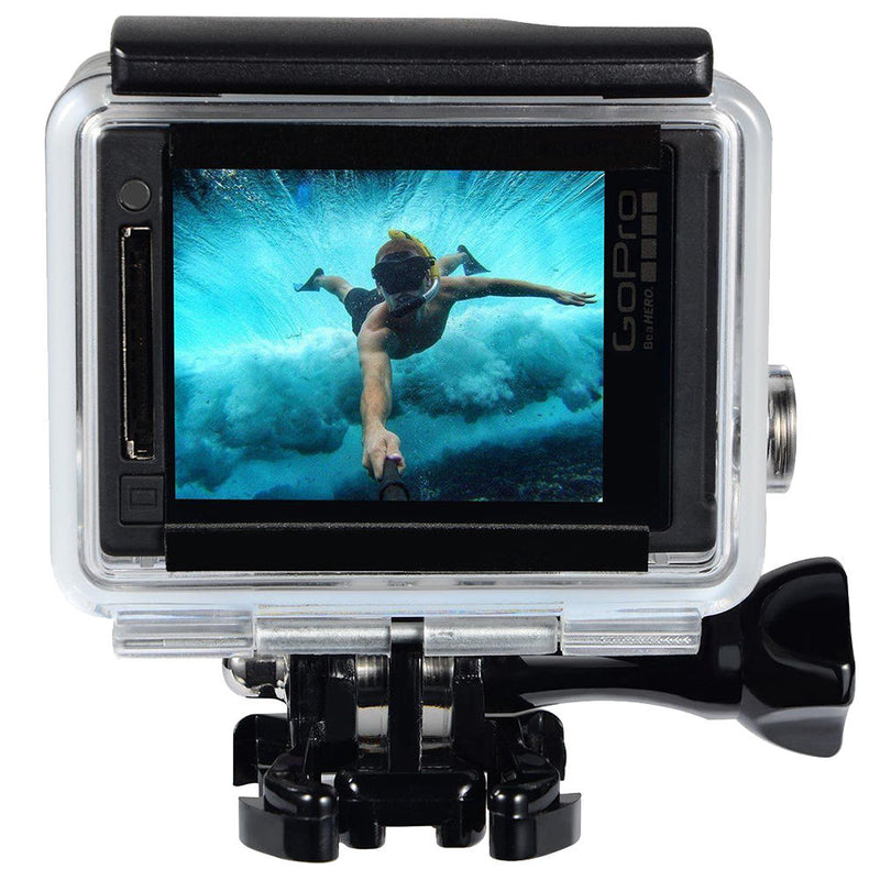 1 set For GoPro Hero 4 Housing Case Waterproof Diving Protective Cover USEFUL