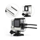 1 pc for Gopro 4 Gopro 3+/4 Waterproof Case Sports Camera Fitting Crystal Hot