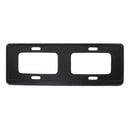 2 PCS Car License Plate Frames Stainless Steel License Plate Frame(Black)