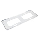 2 PCS Car License Plate Frames Stainless Steel License Plate Frame(White)