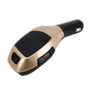 X5 Car Bluetooth FM Transmitter for iPhone, Samsung, Sony, MP3, Support TF Card Music Play / Hands-free Answer Phone / Smart Phones Charging, Random Color Delivery