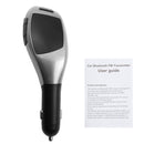 X5 Car Bluetooth FM Transmitter for iPhone, Samsung, Sony, MP3, Support TF Card Music Play / Hands-free Answer Phone / Smart Phones Charging, Random Color Delivery