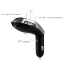 X5 Car Bluetooth FM Transmitter for iPhone, Samsung, Sony, MP3, Support TF Card Music Play / Hands-free Answer Phone / Smart Phones Charging, Random Color Delivery