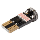 2 PCS DC 12V 2W 240LM 5500K T10-4014-15SMD Car Width Lamp Clearance Light Parking Lightsï¼ˆPink Lightï¼‰