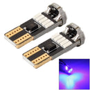 2 PCS DC 12V 2W 240LM 5500K T10-4014-15SMD Car Width Lamp Clearance Light Parking Lightsï¼ˆBlue Lightï¼‰