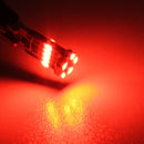 2 PCS DC 12V 2W 240LM 5500K T10-4014-15SMD Car Width Lamp Clearance Light Parking Lightsï¼ˆRed Lightï¼‰