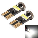 2 PCS DC 12V 2W 240LM 5500K T10-4014-15SMD Car Width Lamp Clearance Light Parking Lights(White Light)