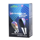 Colorful Car Breathing Racing Dash LED Magic Lamp Black Leather Gear Head Shift Knob, Size: 11.5 * 4.1 * 1.4 cm