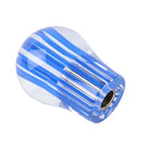 Crystal Three Light Car Breathing Racing Dash LED Magic Lamp Gear Head Shift Knob with Base, Size: 6.0 * 4.5 * 3.0 cm(Blue)