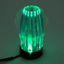 Crystal Three Light Car Breathing Racing Dash LED Magic Lamp Gear Head Shift Knob with Base, Size: 6.0 * 4.5 * 3.0 cm(Blue)