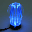 Crystal Three Light Car Breathing Racing Dash LED Magic Lamp Gear Head Shift Knob with Base, Size: 6.0 * 4.5 * 3.0 cm(Blue)